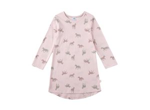 4066101213615 - - Langarm-Sleepshirt PFERDE in rose Gr92