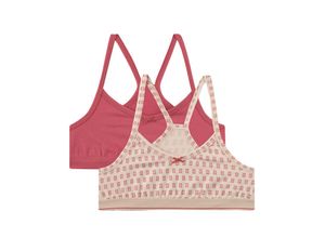 4066101239813 - - Bustier FLOWER PATTERN 2er Pack in rose Gr140