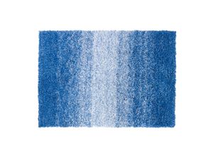 4066135849569 - Casa Pura Badteppich Wave Rutschsicher & schnelltrocknend Blau Weiß