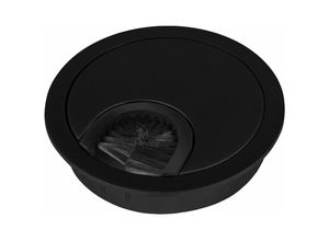 4066143034131 - So-tech - sotech Kabeldurchlass Metall Bohrmaß ø 68 mm schwarz matt mit Bürstendichtung Kabeldurchführung Außen-Ø 76 mm - Schwarz matt