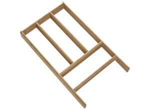 4066143068105 - Orga-Box Individual Besteckeinsatz (473 x 273 x 50 mm) Multifunktionseinsatz Schubladeneinsatz für Schubkästen mit einer Innentiefe von 473 mm Bambus