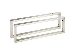 4066143083566 - So-tech - 2 Stück Waschtischkonsole WK450 rechteckig 450 x 150 mm Edelstahl gebürstet