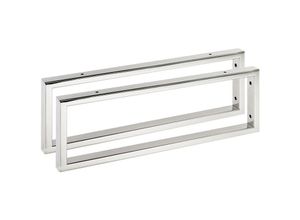 4066143083573 - So-tech - 2 Stück Waschtischkonsole WK450 rechteckig 450 x 150 mm Edelstahl poliert