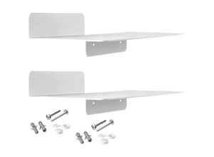 4066143106029 - Sotech Design Wandboard hover 350 x 130 mm 78 mm Höhe Weiß 2er Set