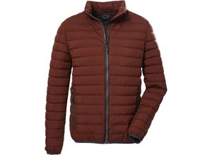 4066224334341 - killtec® Steppjacke Stehkragen Reißverschlusstaschen für Herren braun M