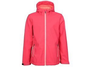 4066224449182 - - Softshelljacke KOS 358 GRLS in coral pink Gr152