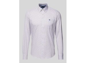 4066227687505 - Slim Fit Freizeithemd mit Allover-Muster