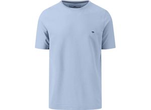 4066227802618 - FYNCH-HATTON® T-Shirt Baumwolle Rundhals für Herren blau XXL