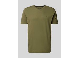 4066227890127 - T-Shirt mit V-Ausschnitt