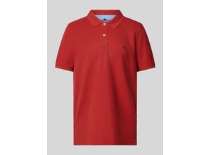 4066227891582 - Regular Fit Poloshirt mit Label-Stitching