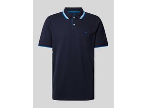 4066227899144 - FYNCH-HATTON® Poloshirt Logo-Stickerei für Herren blau XL