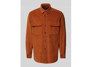 4066227933886 - Regular Fit Hemdjacke mit Knopfleiste Modell CORDUROY