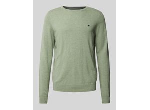 4066227964088 - Strickpullover mit Label-Stitching