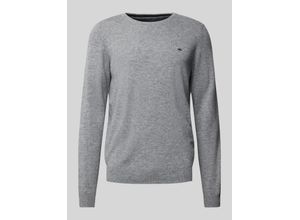 4066227964361 - Strickpullover mit Label-Stitching