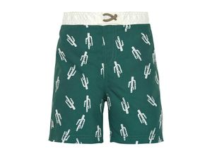 4066239124753 - LÄSSIG - Badeshorts CACTUS in green Gr86