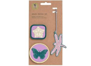 4066239128638 - Schulranzen-Patches DRAGONFLY 3er-Set