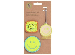 4066239128645 - Schulranzen-Patches SMILE 3er-Set