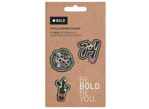 4066239129321 - Schulranzen-Sticker BOLD JOY BLACK 3er-Set