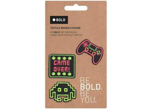 4066239129345 - Schulranzen-Sticker BOLD GAMING 3er-Set