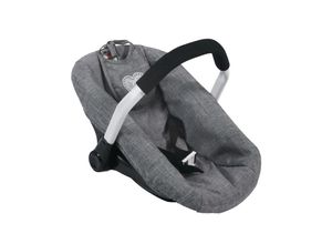 4066285708761 - Puppen-Babyschale HEART in grau