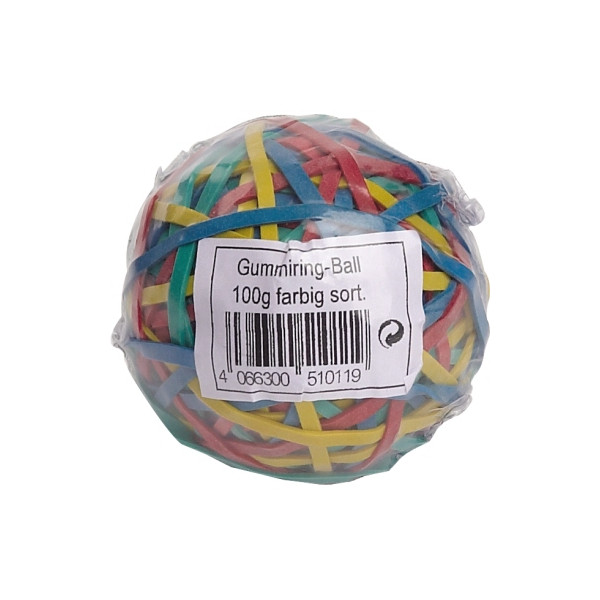 4066300510119 - Gummiringe Ball Ø 45mm   50mm farbig sortiert 100g 4066300510119 100 Gramm