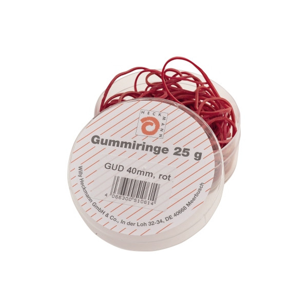 4066300510614 - Gummiringe Ø 40mm rot 25g 4066300510614 510061 25 Gramm