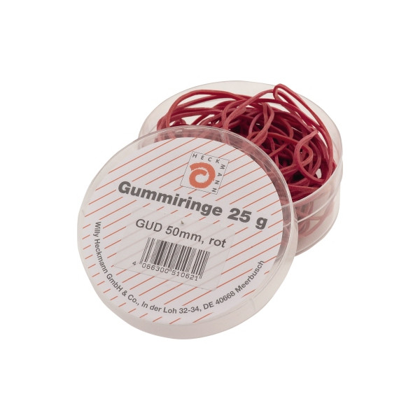 4066300510621 - Gummiringe Ø 50mm rot 25g 4066300510621 510062 25 Gramm