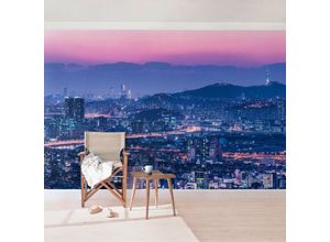 4066332107837 - Fototapete - Skyline von Seoul Größe HxB 225cm x 336cm Material Vlies Smart