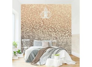 4066332114453 - Micasia - Fototapete - Goldene Glitzerlandschaft Größe HxB 192cm x 192cm Material Vlies Smart