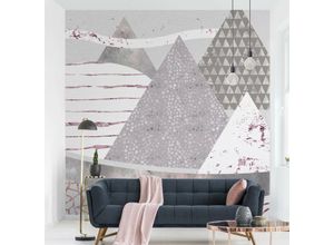 4066332201641 - Micasia - Fototapete - Abstrakte Berglandschaft Pastellmuster Größe HxB 192cm x 192cm Material Vlies Smart 4066332201641 - Micasia - Fototapete - Abstrakte Berglandschaft Pastellmuster Größe HxB 192cm x 192cm Material Vlies Smart