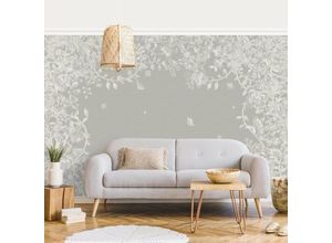 4066332226705 - Micasia - Fototapete - Pastell Blumenranken Chinoiserie Größe HxB 190cm x 288cm Material Vlies Smart