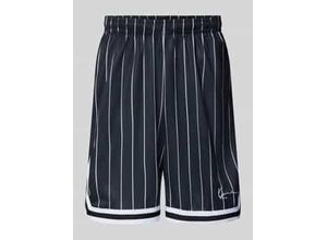 4066385702218 - Baggy Fit Shorts mit Label-Stitching