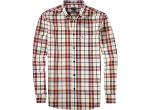 4066425597309 - OLYMP Freizeithemd Regular Fit Langarm Button-Down-Kragen für Herren rot XL