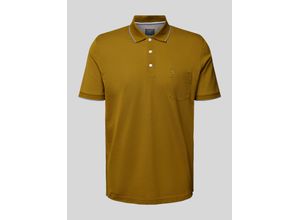 4066425717158 - Slim Fit Poloshirt aus reiner Baumwolle mit Logo-Stitching