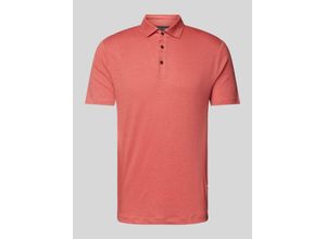 4066425718544 - Regular Fit Poloshirt aus Leinen-Elasthan-Mix