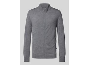4066425822579 - Slim Fit Strickjacke aus reiner Schurwolle 4066425822579 - Slim Fit Strickjacke aus reiner Schurwolle