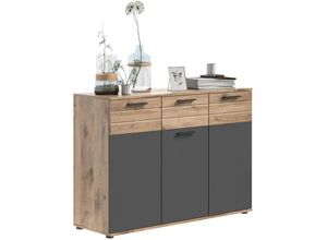 4066432000595 - Mason Sideboard 3 Türen 1 Schublade Eiche dekor