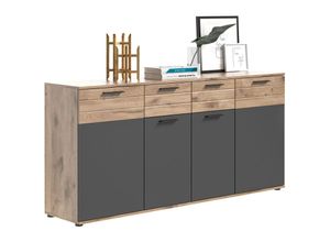 4066432000601 - Mason Sideboard 4 Türen 1 Schublade Eiche dekor