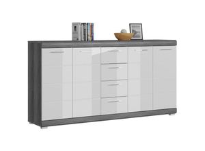 4066432001332 - Ebuy24 - Scout Sideboard 4 Türen 4 Schubladen grau