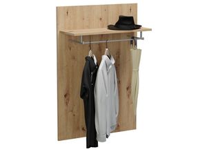 4066432004104 - Ebuy24 - Torino Wandgarderobe 2 Kleiderhaken Eiche dekor - Eiche Dekor