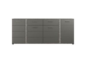 4066432005200 - Blake Sideboard 4 Türen 2 Schubladen matt grauMatera