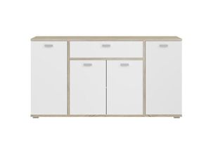 4066432005248 - Ebuy24 - Cosmo Sideboard 4 Türen 1 Schublade weißEiche dekor