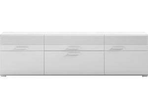 4066432006177 - Lowboard INOSIGN Malmö Sideboards Gr B H T 185 cm x 53 cm x 40 cm weiß (weiß nb hochglanz tz) Lowboards