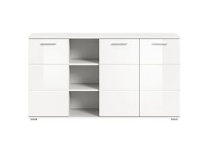 4066432011898 - Ebuy24 - Prego Sideboard 3 Türen 3 raum Hochglanz weißweiß