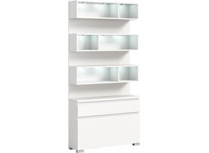 4066432019085 - INOSIGN Schuhschrank »Skoskap Höhe 194 cm Platz für ca 22 Schuhpaare viel Stauraum« 6 Fächer 1 Klappe 1 Schubkasten Garderobenkombination Schuhregal 4066432019085 - INOSIGN Schuhschrank »Skoskap Höhe 194 cm Platz für ca 22 Schuhpaare viel Stauraum« 6 Fächer 1 Klappe 1 Schubkasten Garderobenkombination Schuhregal