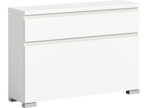 4066432019146 - Schuhschrank INOSIGN Skoskap Tiefe 27cm 1 Klappe 1 Schubkasten Platz für 4 Schuhpaare weiß B95cm H67cm T27cm Schränke hängend und stehend montierbar Schuhkipper Schuhkommode Schuhregal 4066432019146 - Schuhschrank INOSIGN Skoskap Tiefe 27cm 1 Klappe 1 Schubkasten Platz für 4 Schuhpaare weiß B95cm H67cm T27cm Schränke hängend und stehend montierbar Schuhkipper Schuhkommode Schuhregal