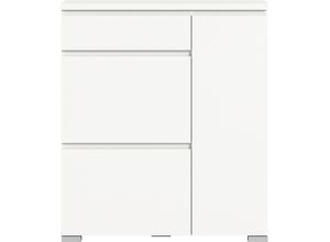 4066432019184 - Schuhschrank INOSIGN Skoskap Schränke Gr B H T 95 cm x 109 cm x 27 cm Oberboden weiß 1 St weiß Schuhschränke