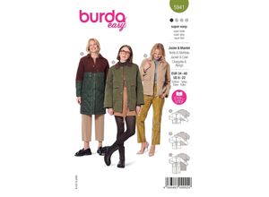 4066483009929 - burda Schnitt 5941 Kastenjacke