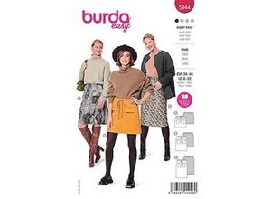 4066483010260 - burda Schnitt 5944 Rock mit Bindegürtel