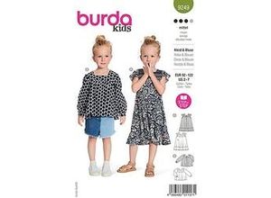 4066483011571 - burda Schnitt 9249 Kleid & Bluse für Kinder